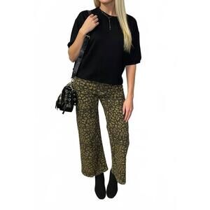 NEW KUT FROM THE KLOTH meg wide leg pants in leopard